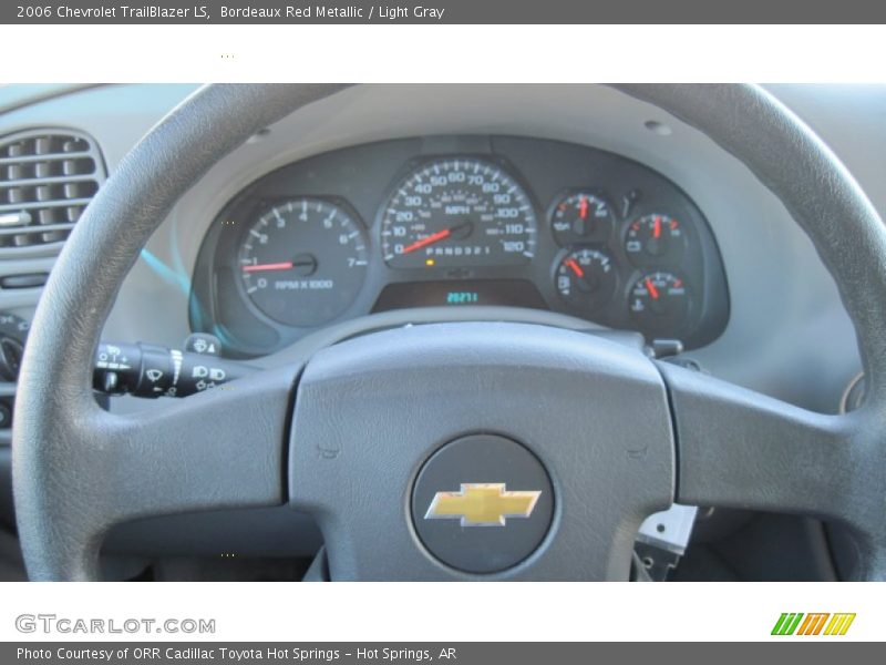 Bordeaux Red Metallic / Light Gray 2006 Chevrolet TrailBlazer LS