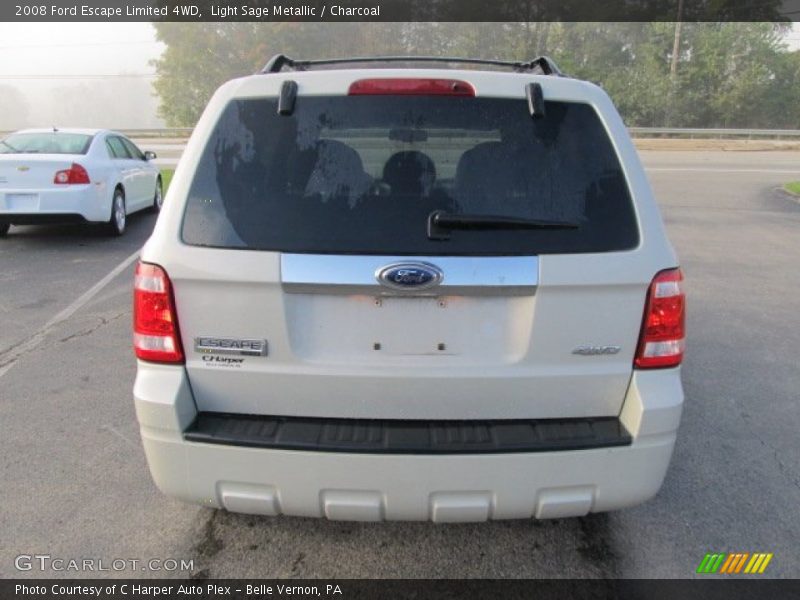 Light Sage Metallic / Charcoal 2008 Ford Escape Limited 4WD