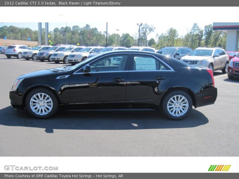 Black Raven / Light Titanium/Ebony 2012 Cadillac CTS 3.0 Sedan