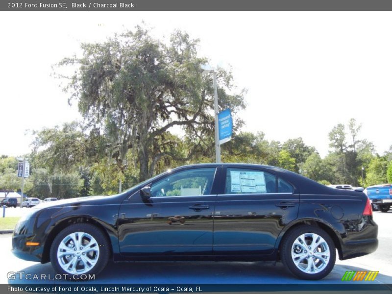 Black / Charcoal Black 2012 Ford Fusion SE