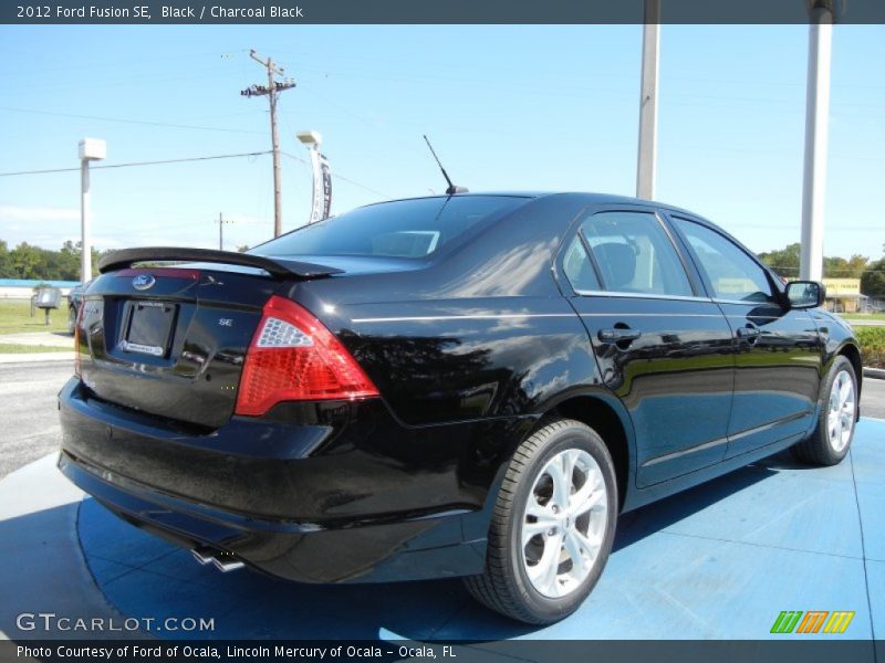 Black / Charcoal Black 2012 Ford Fusion SE