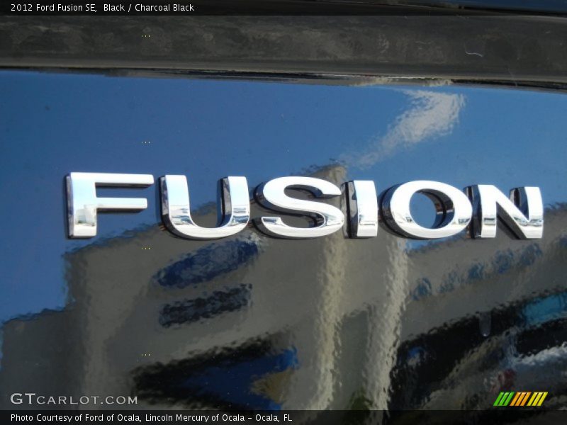 Black / Charcoal Black 2012 Ford Fusion SE