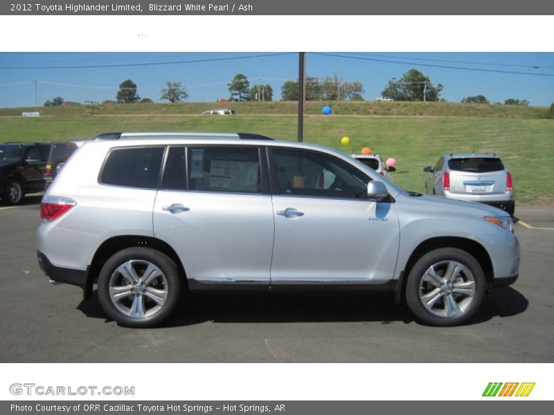 2012 Highlander Limited Blizzard White Pearl