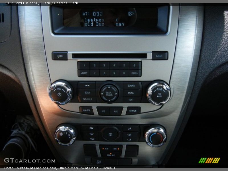 Black / Charcoal Black 2012 Ford Fusion SE
