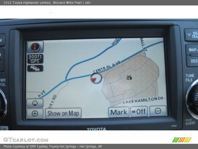 Blizzard White Pearl / Ash 2012 Toyota Highlander Limited