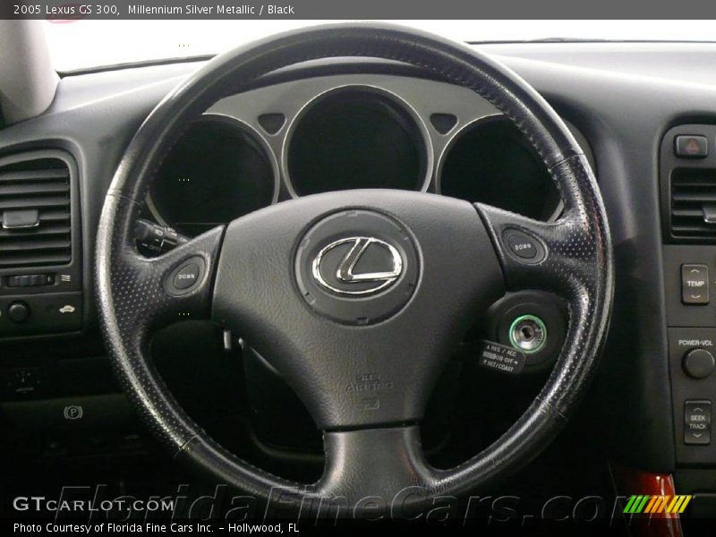 Millennium Silver Metallic / Black 2005 Lexus GS 300