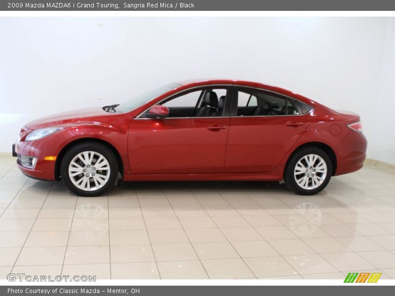 Sangria Red Mica / Black 2009 Mazda MAZDA6 i Grand Touring
