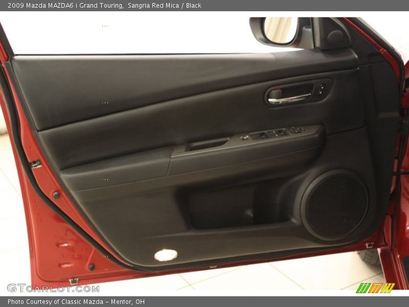 Sangria Red Mica / Black 2009 Mazda MAZDA6 i Grand Touring