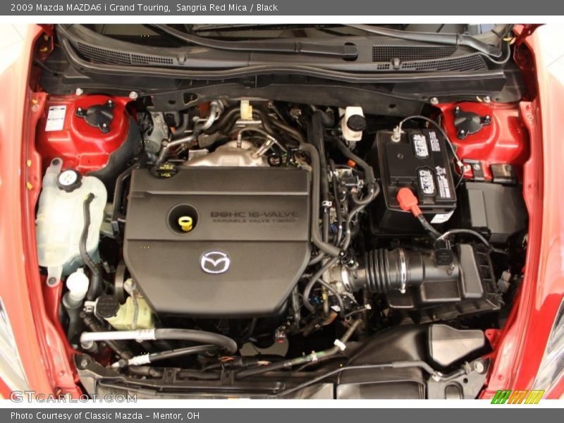 Sangria Red Mica / Black 2009 Mazda MAZDA6 i Grand Touring