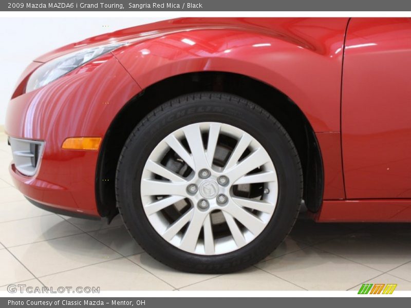 Sangria Red Mica / Black 2009 Mazda MAZDA6 i Grand Touring