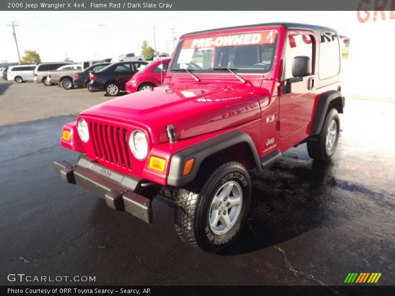 Flame Red / Dark Slate Gray 2006 Jeep Wrangler X 4x4