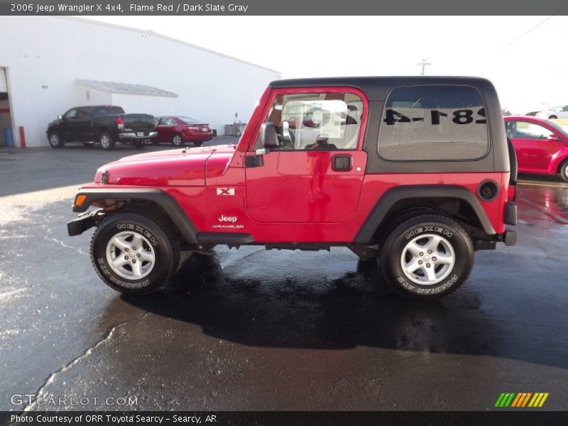 Flame Red / Dark Slate Gray 2006 Jeep Wrangler X 4x4