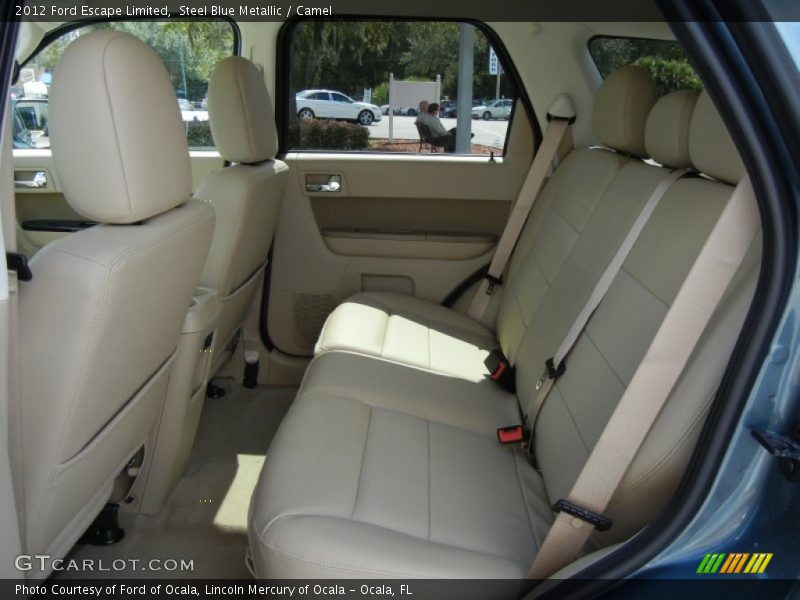 Steel Blue Metallic / Camel 2012 Ford Escape Limited