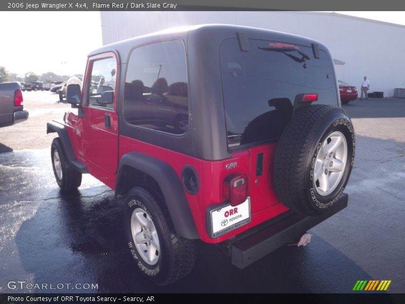 Flame Red / Dark Slate Gray 2006 Jeep Wrangler X 4x4