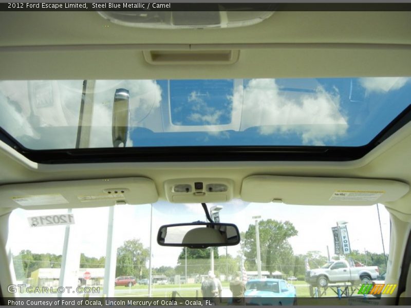 Steel Blue Metallic / Camel 2012 Ford Escape Limited