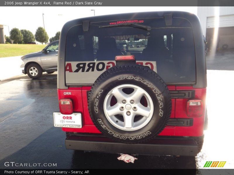 Flame Red / Dark Slate Gray 2006 Jeep Wrangler X 4x4