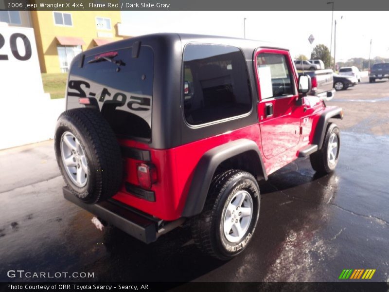 Flame Red / Dark Slate Gray 2006 Jeep Wrangler X 4x4