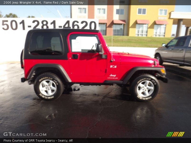 Flame Red / Dark Slate Gray 2006 Jeep Wrangler X 4x4