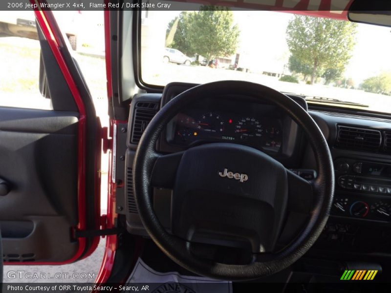 Flame Red / Dark Slate Gray 2006 Jeep Wrangler X 4x4