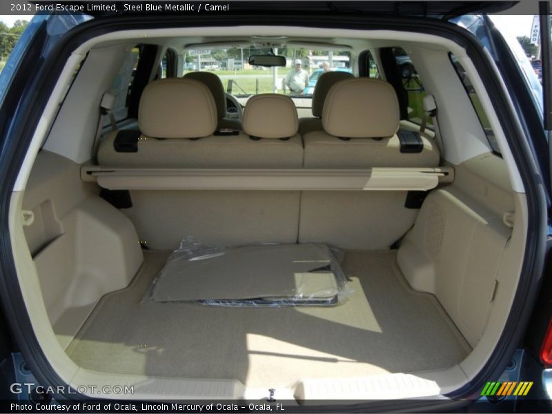Steel Blue Metallic / Camel 2012 Ford Escape Limited