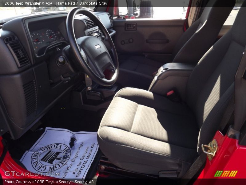 Flame Red / Dark Slate Gray 2006 Jeep Wrangler X 4x4