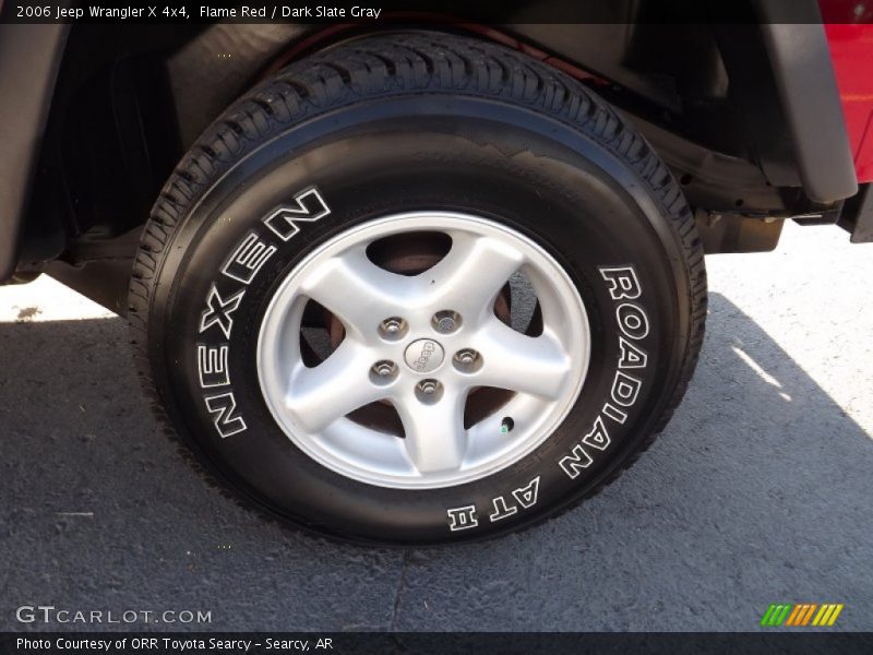 Flame Red / Dark Slate Gray 2006 Jeep Wrangler X 4x4