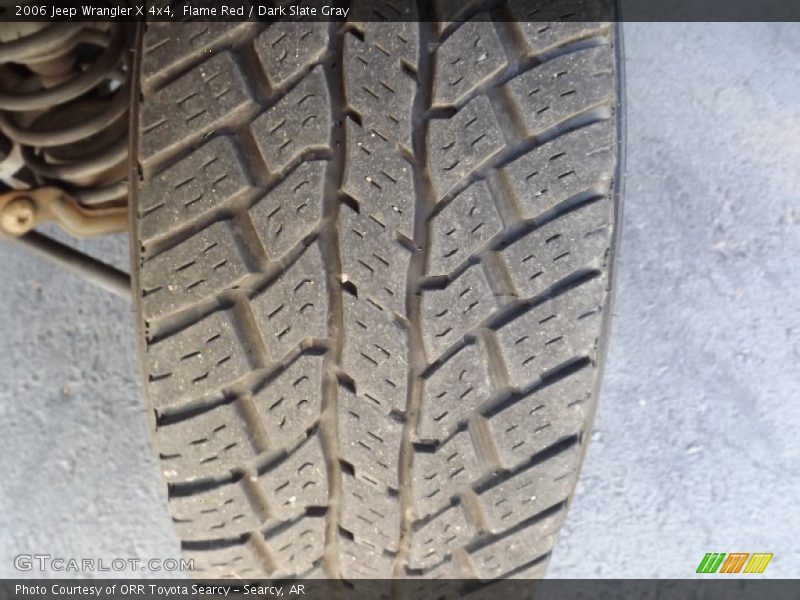 Flame Red / Dark Slate Gray 2006 Jeep Wrangler X 4x4
