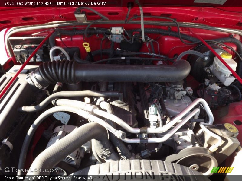 Flame Red / Dark Slate Gray 2006 Jeep Wrangler X 4x4