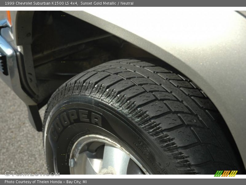 Sunset Gold Metallic / Neutral 1999 Chevrolet Suburban K1500 LS 4x4