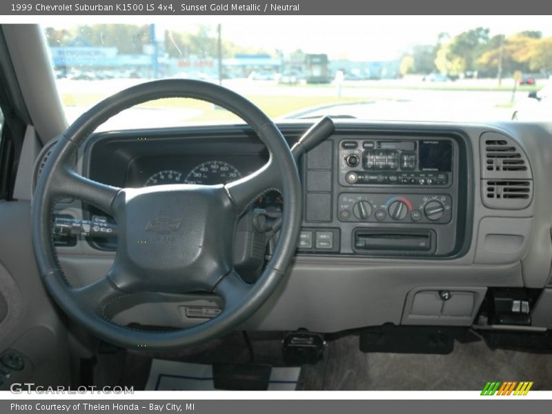Sunset Gold Metallic / Neutral 1999 Chevrolet Suburban K1500 LS 4x4
