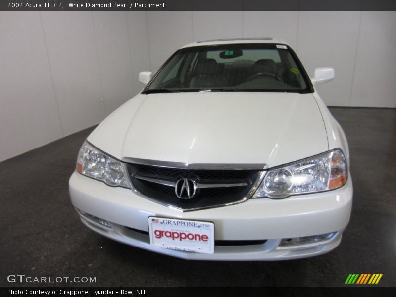 White Diamond Pearl / Parchment 2002 Acura TL 3.2