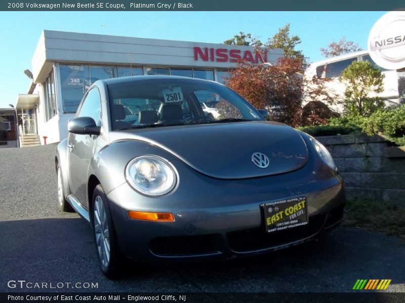 Platinum Grey / Black 2008 Volkswagen New Beetle SE Coupe