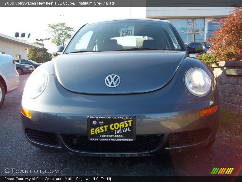 Platinum Grey / Black 2008 Volkswagen New Beetle SE Coupe