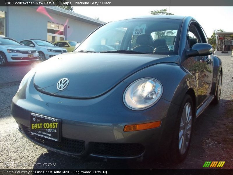 Platinum Grey / Black 2008 Volkswagen New Beetle SE Coupe