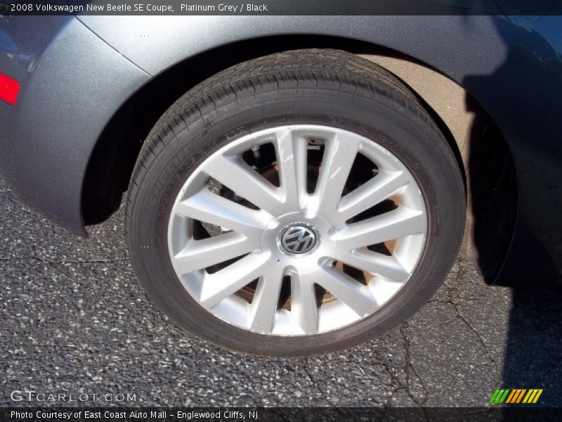 Platinum Grey / Black 2008 Volkswagen New Beetle SE Coupe