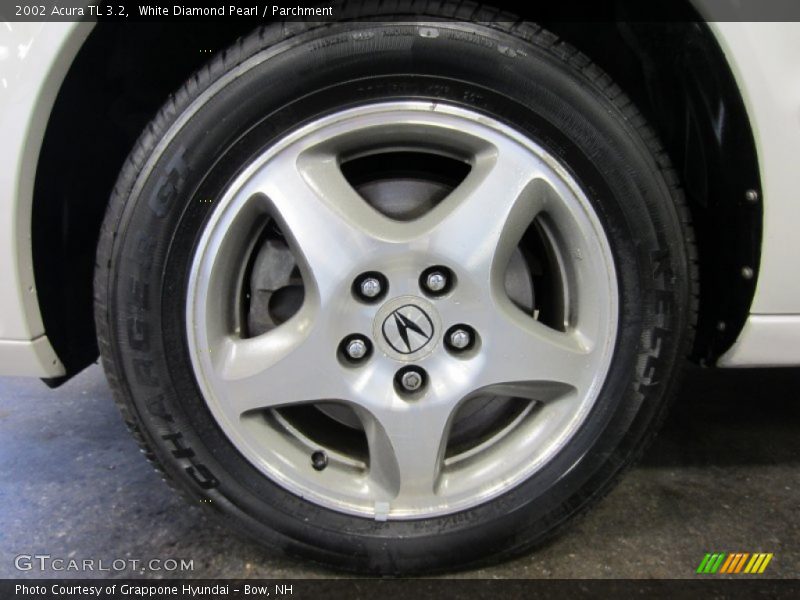 White Diamond Pearl / Parchment 2002 Acura TL 3.2
