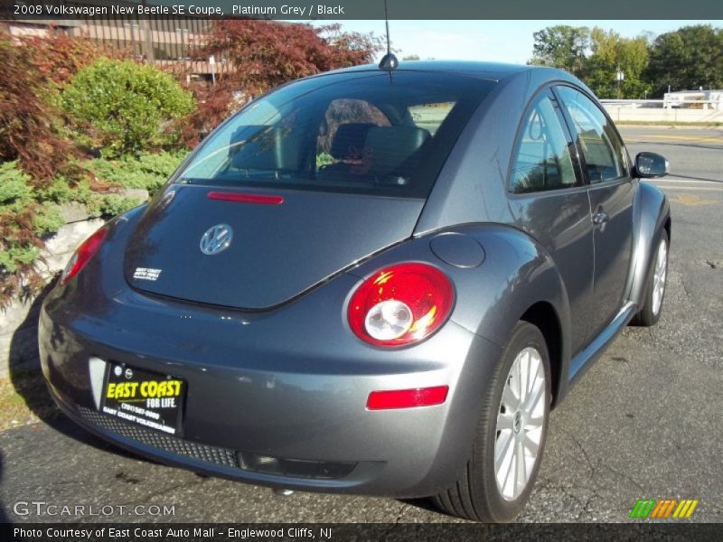 Platinum Grey / Black 2008 Volkswagen New Beetle SE Coupe