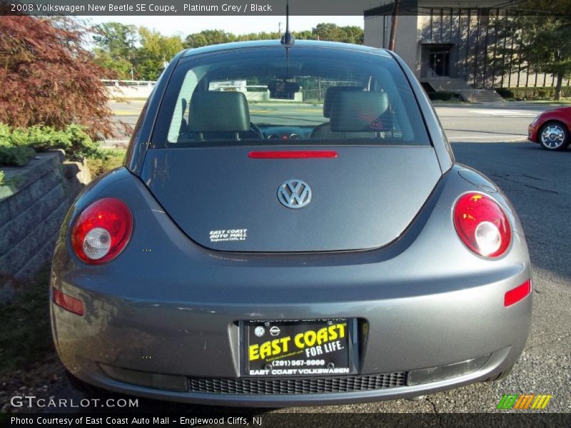 Platinum Grey / Black 2008 Volkswagen New Beetle SE Coupe