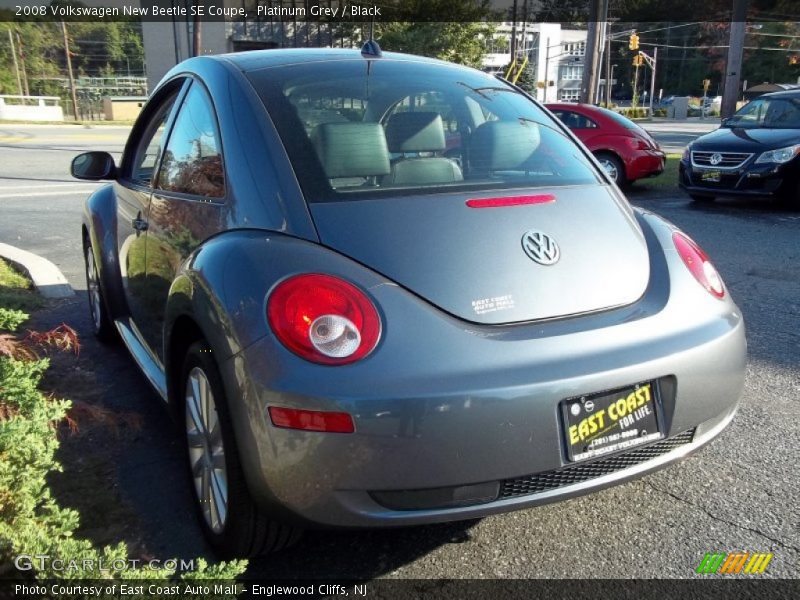Platinum Grey / Black 2008 Volkswagen New Beetle SE Coupe
