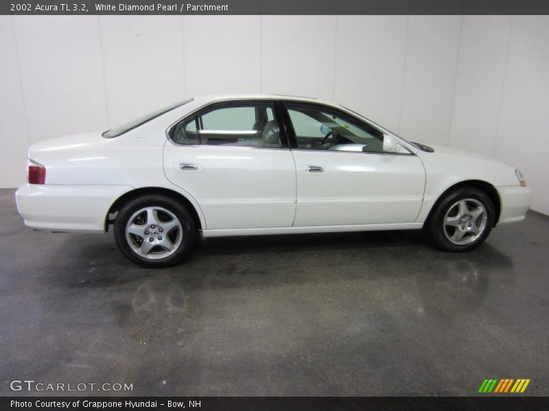 White Diamond Pearl / Parchment 2002 Acura TL 3.2