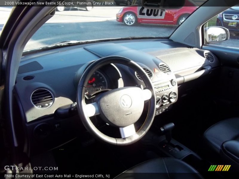 Platinum Grey / Black 2008 Volkswagen New Beetle SE Coupe