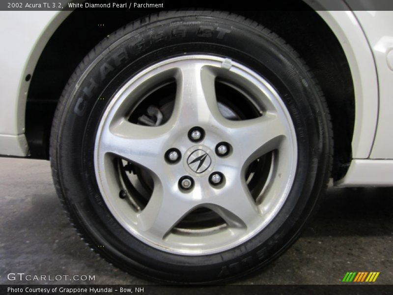 White Diamond Pearl / Parchment 2002 Acura TL 3.2