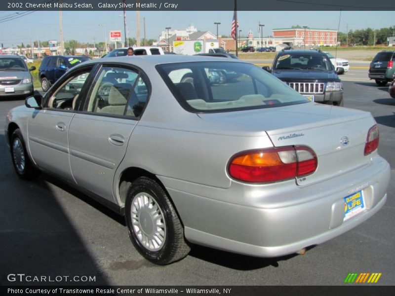 Galaxy Silver Metallic / Gray 2002 Chevrolet Malibu Sedan