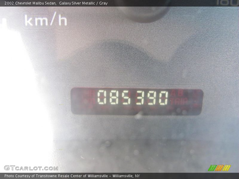 Galaxy Silver Metallic / Gray 2002 Chevrolet Malibu Sedan