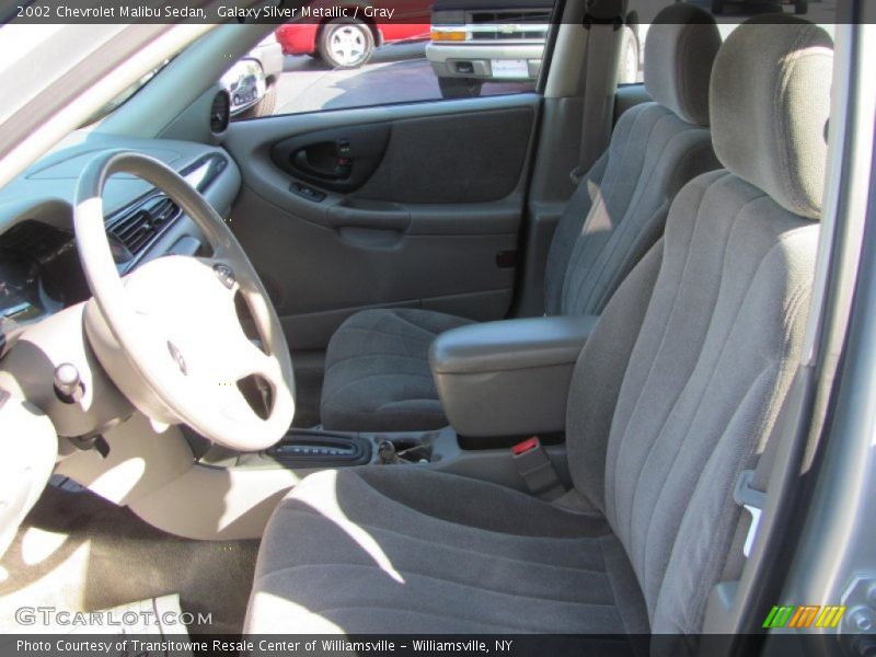 Galaxy Silver Metallic / Gray 2002 Chevrolet Malibu Sedan