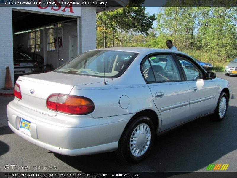 Galaxy Silver Metallic / Gray 2002 Chevrolet Malibu Sedan