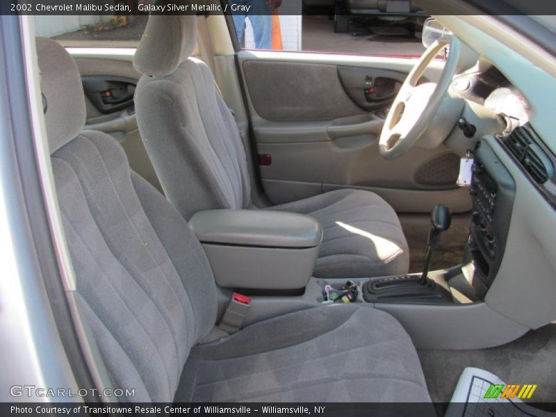 Galaxy Silver Metallic / Gray 2002 Chevrolet Malibu Sedan