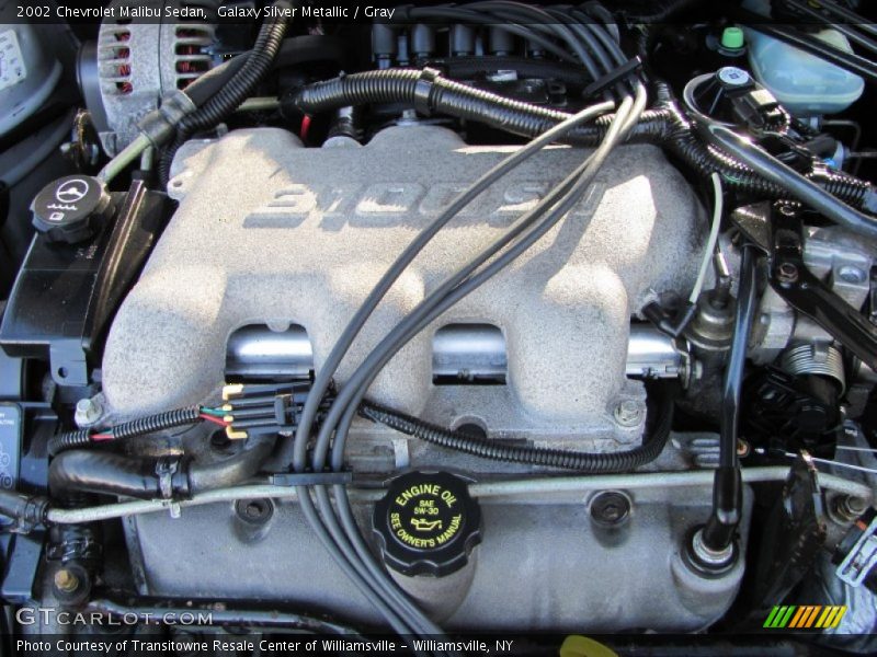 Galaxy Silver Metallic / Gray 2002 Chevrolet Malibu Sedan