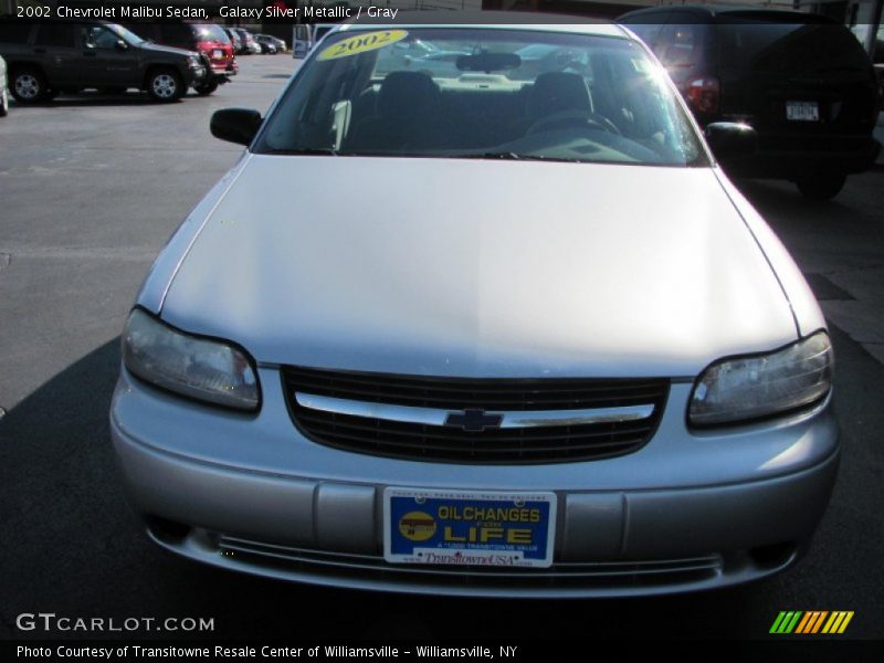 Galaxy Silver Metallic / Gray 2002 Chevrolet Malibu Sedan