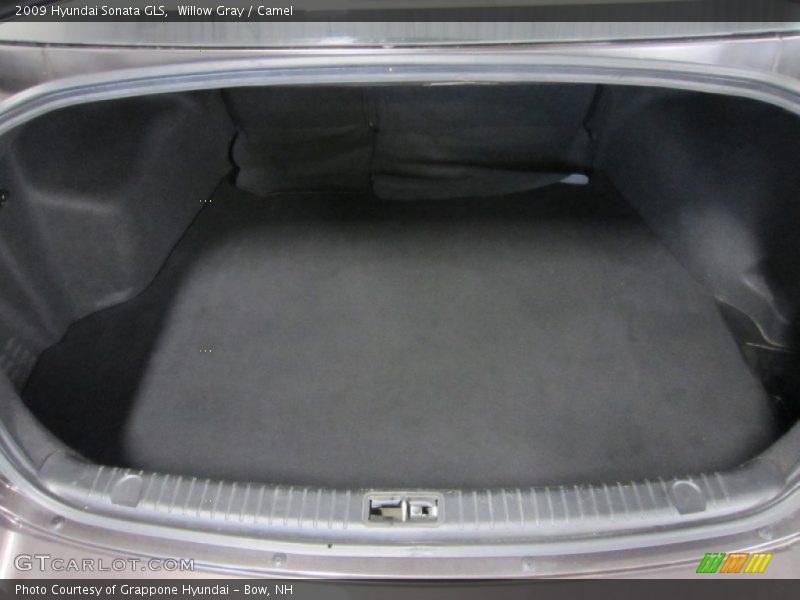 Willow Gray / Camel 2009 Hyundai Sonata GLS